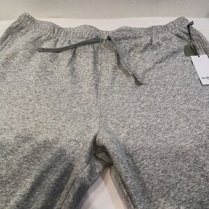 Goodfellow & CO Men's Tapered Fleece Jogger Pants Cement Gray, XXLarge